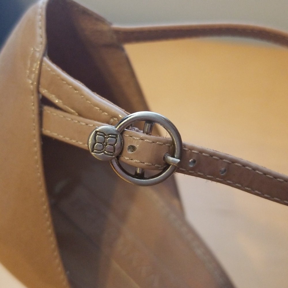 dusty rose block heels